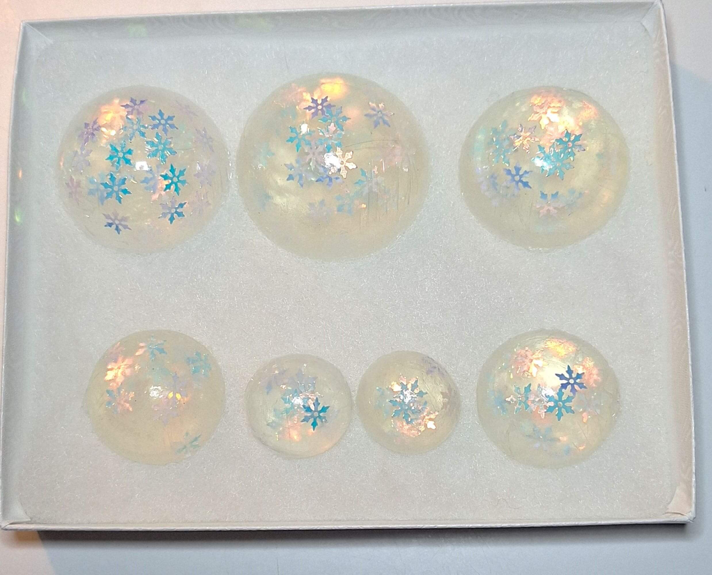 Gift set of Snowflake soaps