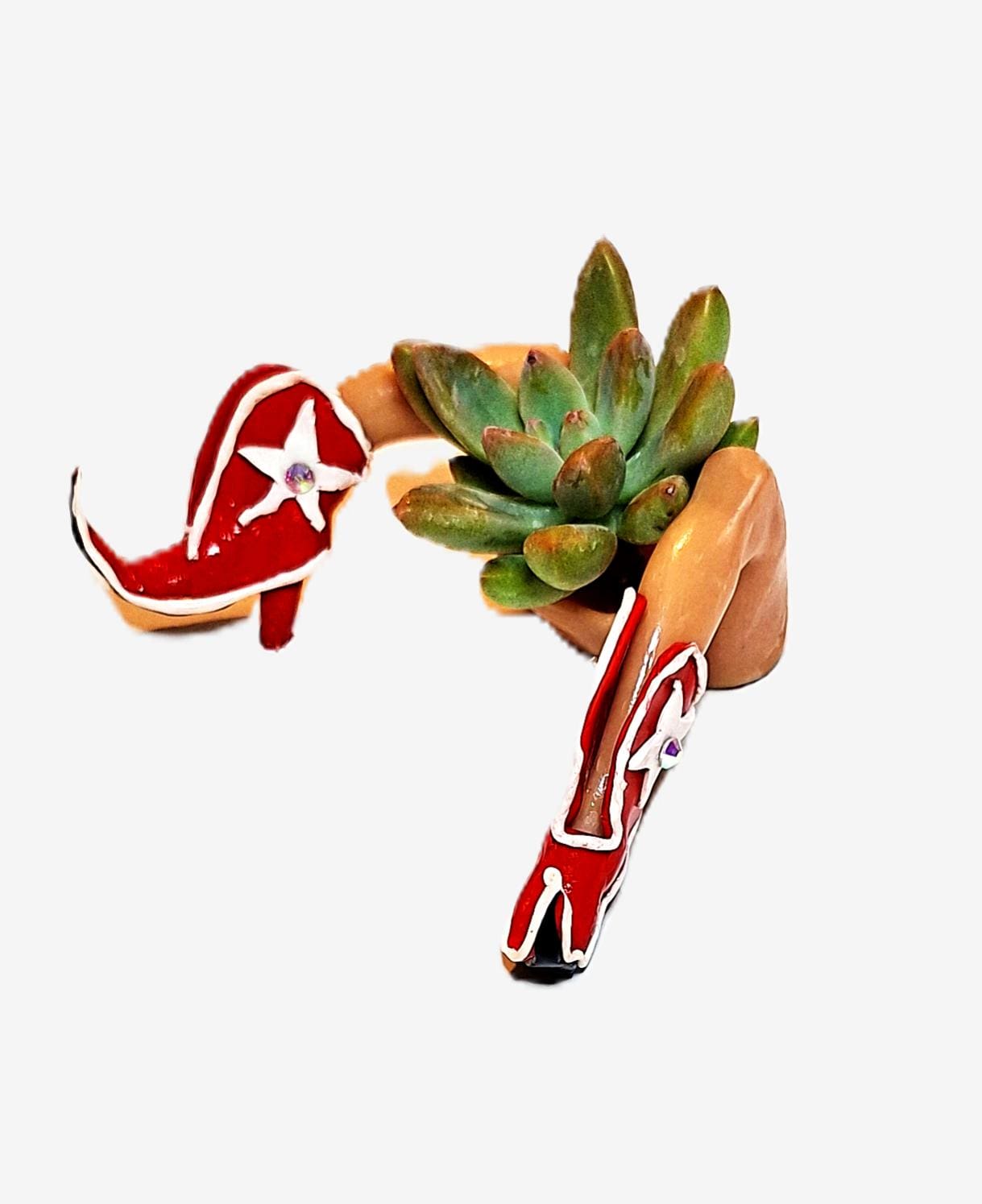 Southwest Whimsical Desk Planter with Succulent. - Image 6