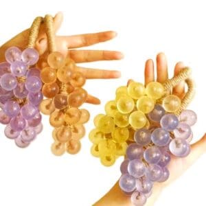 Handcrafted Grape Cluster Soap – Citrus Scent, 1 lb, Gift Box with Rosemary Wrap